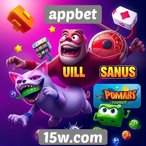 Variedade de jogos disponíveis na plataforma Appbet